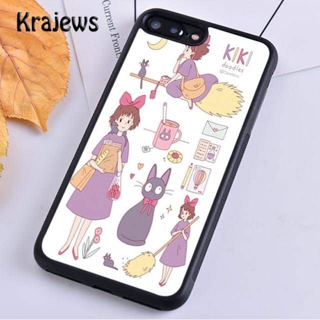 Krajews Kiki's Delivery Service Etui na telefon Pokrowiec na iPhone 14 5 SE 6s 7 8 plus XR XS 11 12 13 pro max Samsung S21 S22ultra Plus