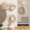 Ventilador de mesa portátil recargable USB silencioso para oficina y dormitorio