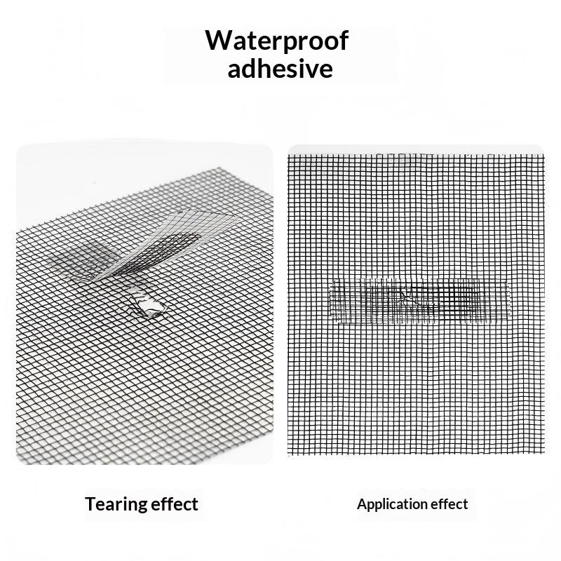 20/30Pcs Self Adhesive Window Screen Repair Sticker Window Drainage Hole Insect Proof Mesh Stickers For Home Door Window Balcony