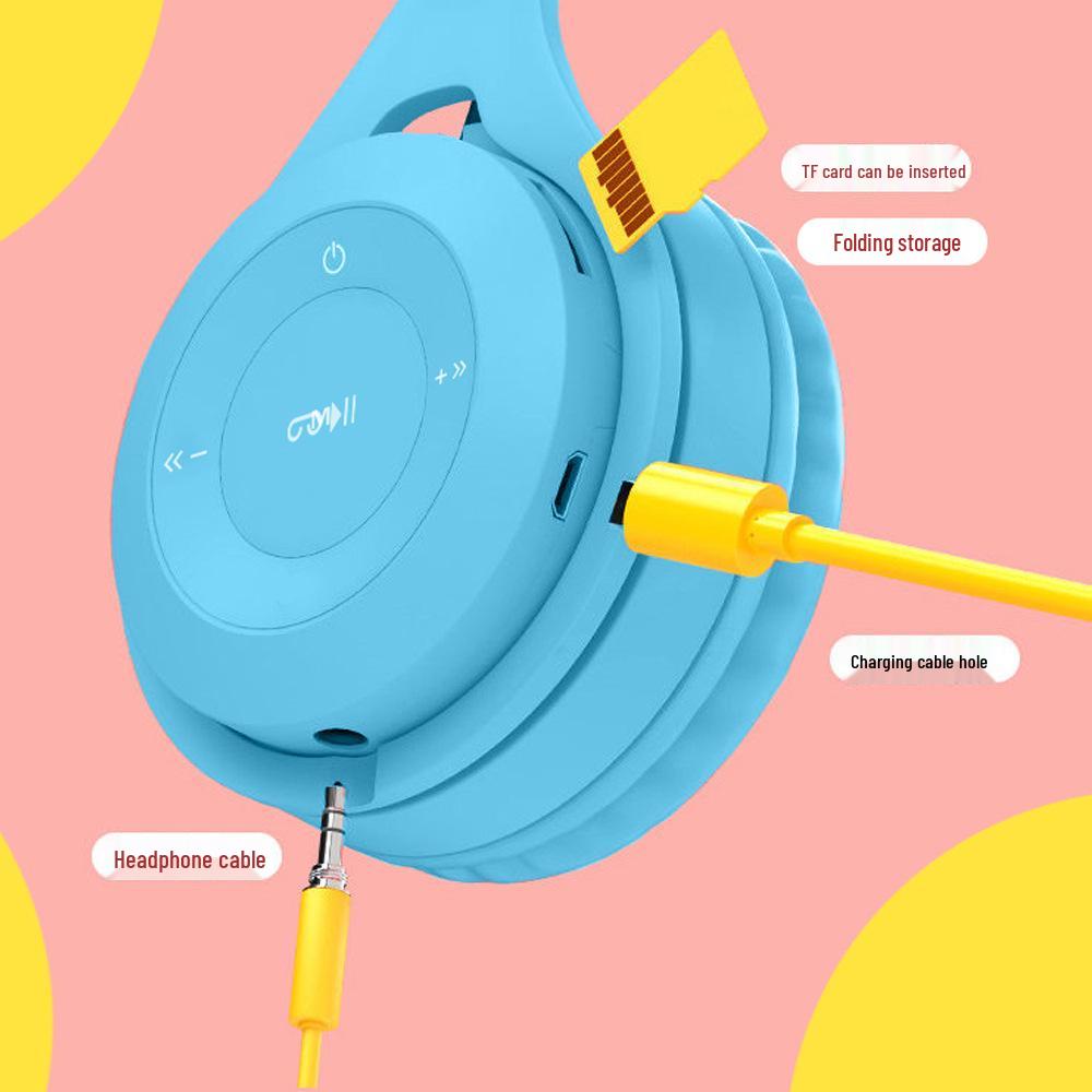 Maca Dragon Head Bluetooth Headset for Kids - Y08 Mobile Gaming Gift