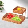 Geweven Mand Weefmand Opbergmand Mand Container Bureau Diverse Spullen Opbergdoos Bureau Organizer voor Bureau Slaapkamer