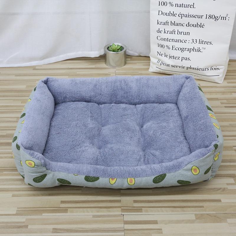 Hnízdo pro domácí mazlíčky, obdélníkový psí bouda, zesílená teplá podložka, velký pes, zlatý retrívr, malý psí bouda, dospělá kočka, dětské hnízdo