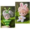 Adorable 8cm Mini Doll Cute Toy Figure Bjd Collectible Baby Figurine Gift Set