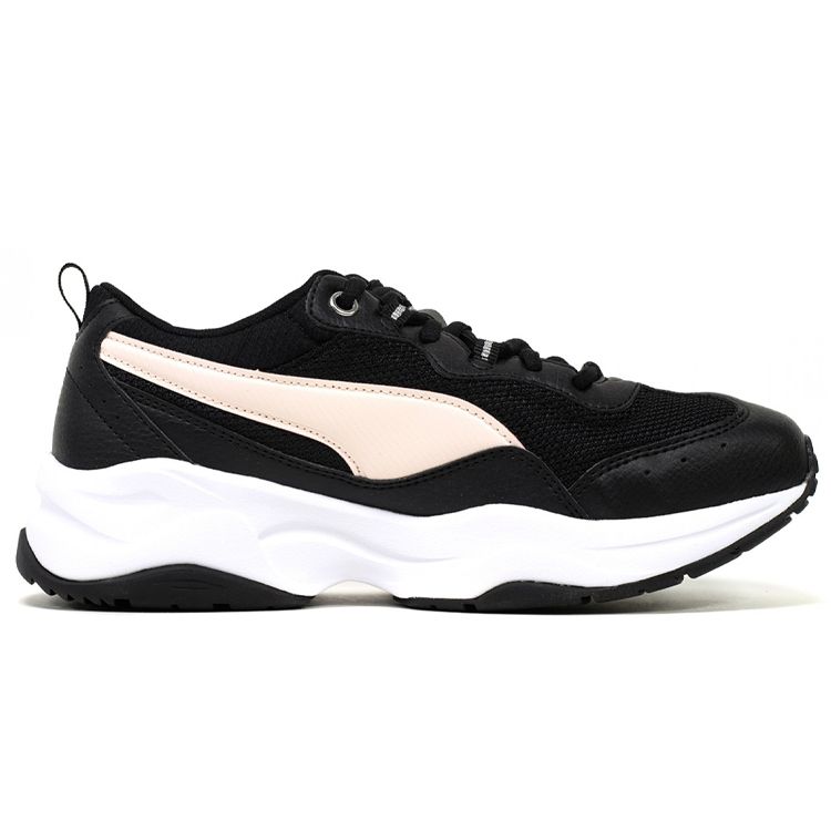 Puma Cilia Retro Low Top Lifestyle Sneakers Women Sneakers Black White 369778-17