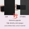 White Backdrop Curtain Wrinkle-Resistant Wedding Drape Black Background Cloth With Rod Pocket