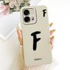 For OPPO A6s CPH2789 Lucky Initial Letter Phone Case For Oppo A6s 4G CPH2815 A 6S 5G Soft Silicone Shockproof Cases Bumpers