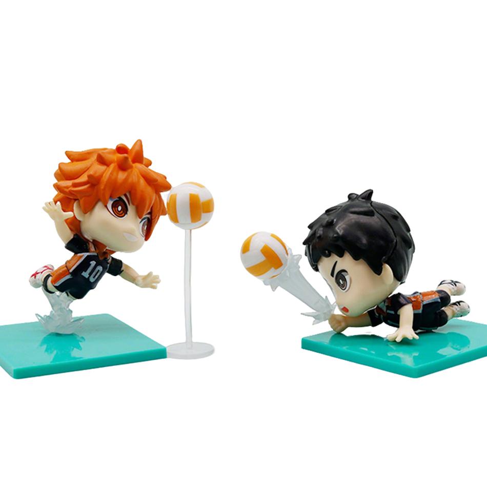 Best 8pcs Haikyuu!! Multi-character Action Version Cute Anime Figures Models Collectible Toys, Kids Gift & Christmas Gift