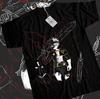 Anime Black Clover Asta Yuno Halber Teufel Grafik Schwarzes T-Shirt Größe S4XL