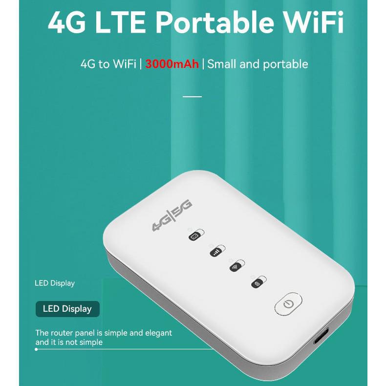 4G Portable MiFi WiFi Router with Type-C Port