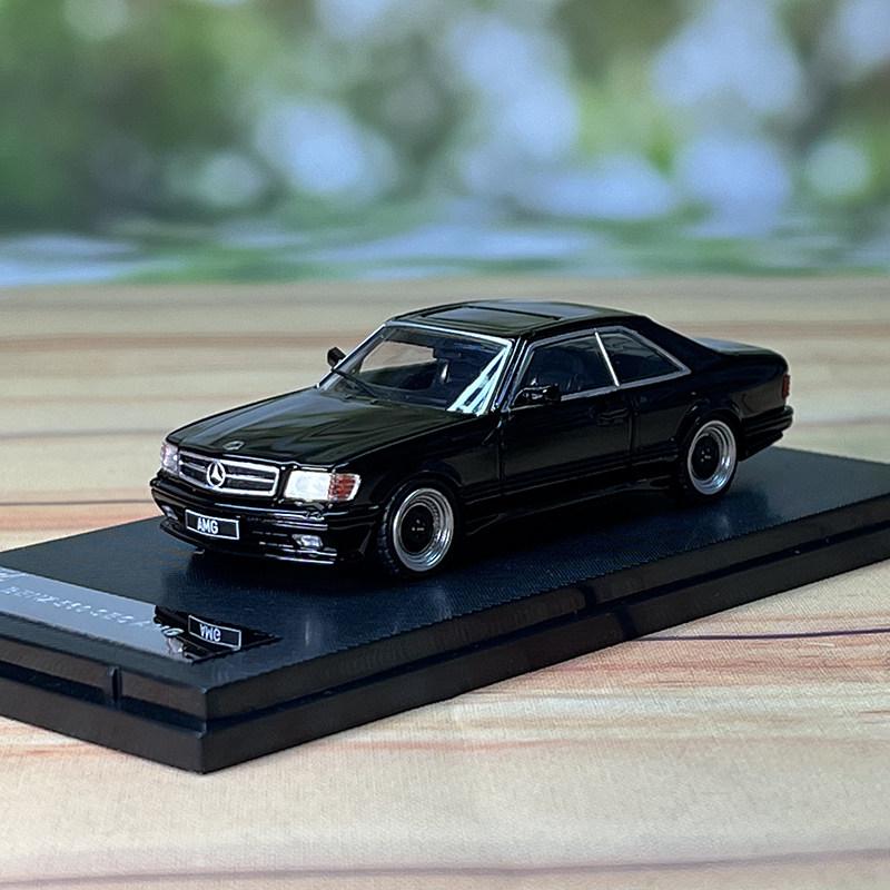 Rm 1:64 Mercedes-benz 560 Sec Amg Alloy Car Model белый