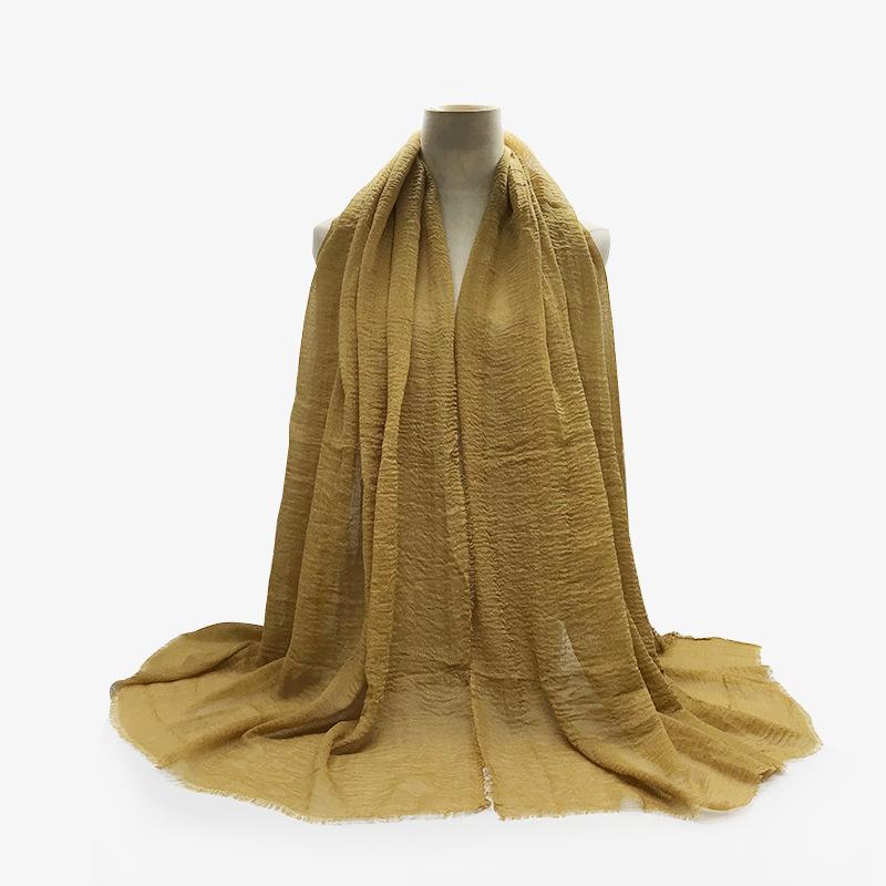 Women Cotton Linen Scarf Summer Girl Solid Color Sunscreen Thin Scarves Soft Shawl Foulard Viscose Spring Female Wrap Shawls New