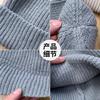 Knitted hat men's autumn and winter big head circumference light board wool hat, ear protection, warm cold hat, retro ruffian melon fur hat women