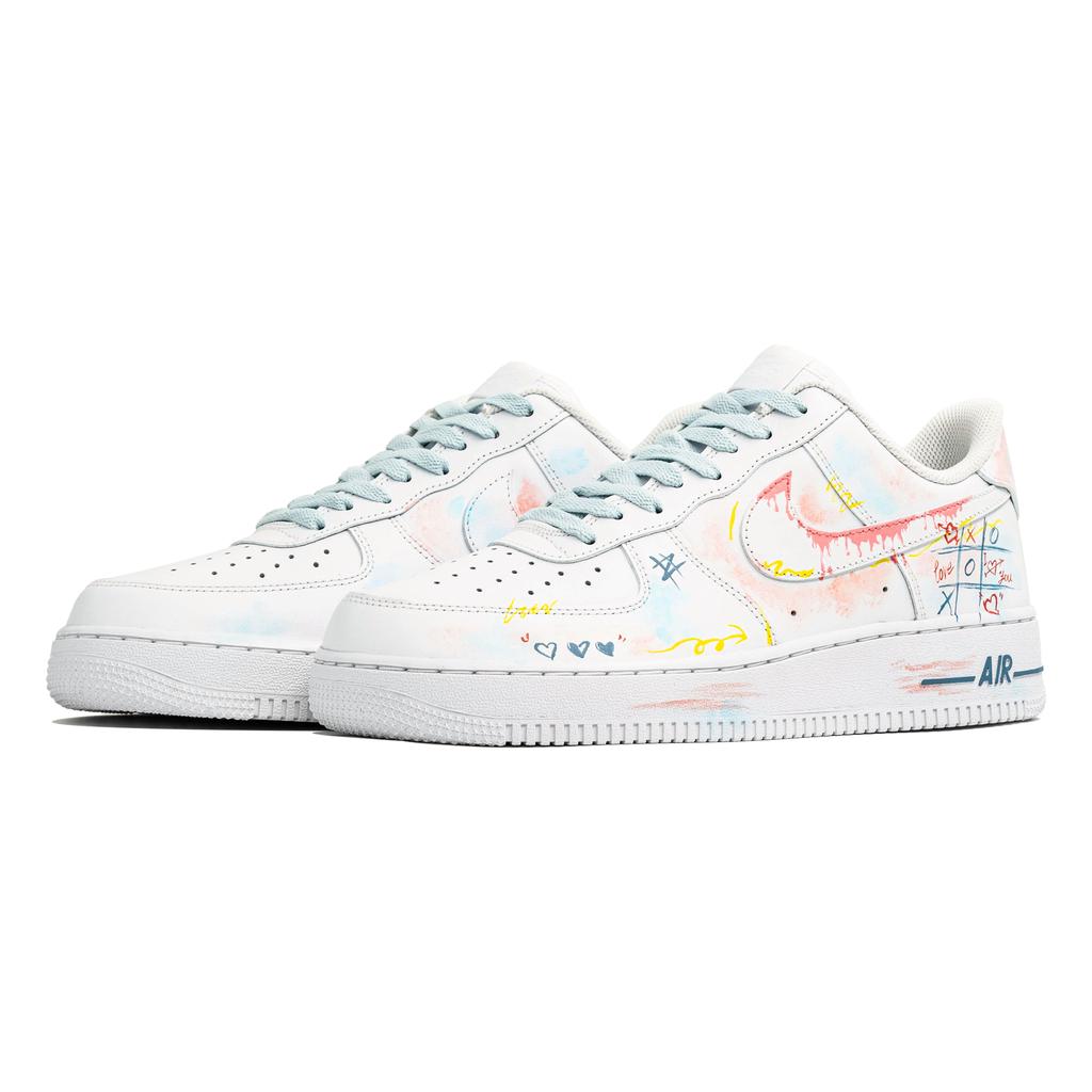 Nike Air Force 1 Kaleidoscope Island, Love Island, Timeless Shopping Bag Abrasion Resistant Slip Resistant Low Top CW2288-111(Team113-S-BOX)