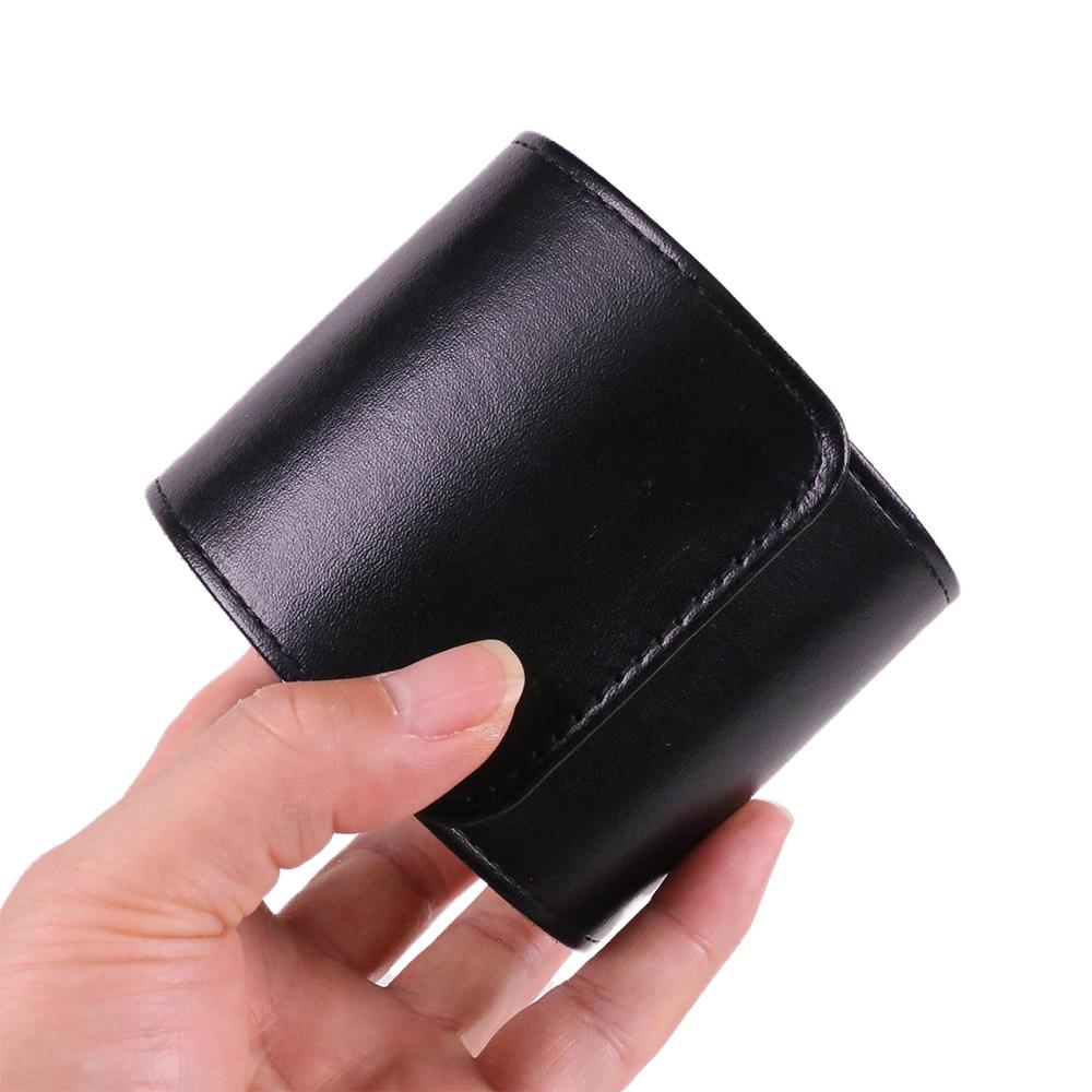 Luxury Wholesale PU Leather Portable Single Watch Travel Roll Organizer Packing Leatherette Storage Case Box Packaging
