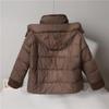 Daunenwattierte Kleidung für Damen Winter Neu Pulloverkragen Baumwollwattierte Jacke Verdickte Jacke