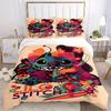 3pcs Lilo & Stitch Printed Bedding Set, Breathable And Soft, Machine Washable, Christmas Gift, Suitable for Bedroom Decoration, 118