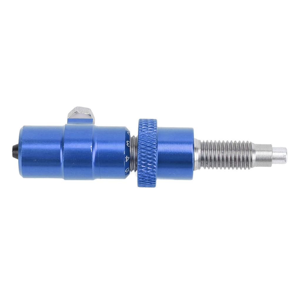 Archery Plunger Adjustable Screw On Aluminium Alloy Recurve Bow Cushion Plunger for Auxiliary Accessory Blue
