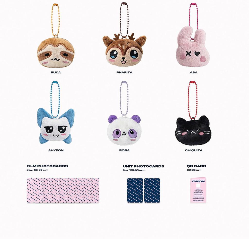 BABYMONSTER [CHOOM] 3rd Mini Album (Plush Keyring Ver.)