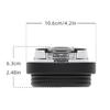 Silicone Cup Lid Tight Structure Two Separate Drinking Spout Sip Cover Compatible with 40oz Smooth Rounded Lid for Water Bottle
