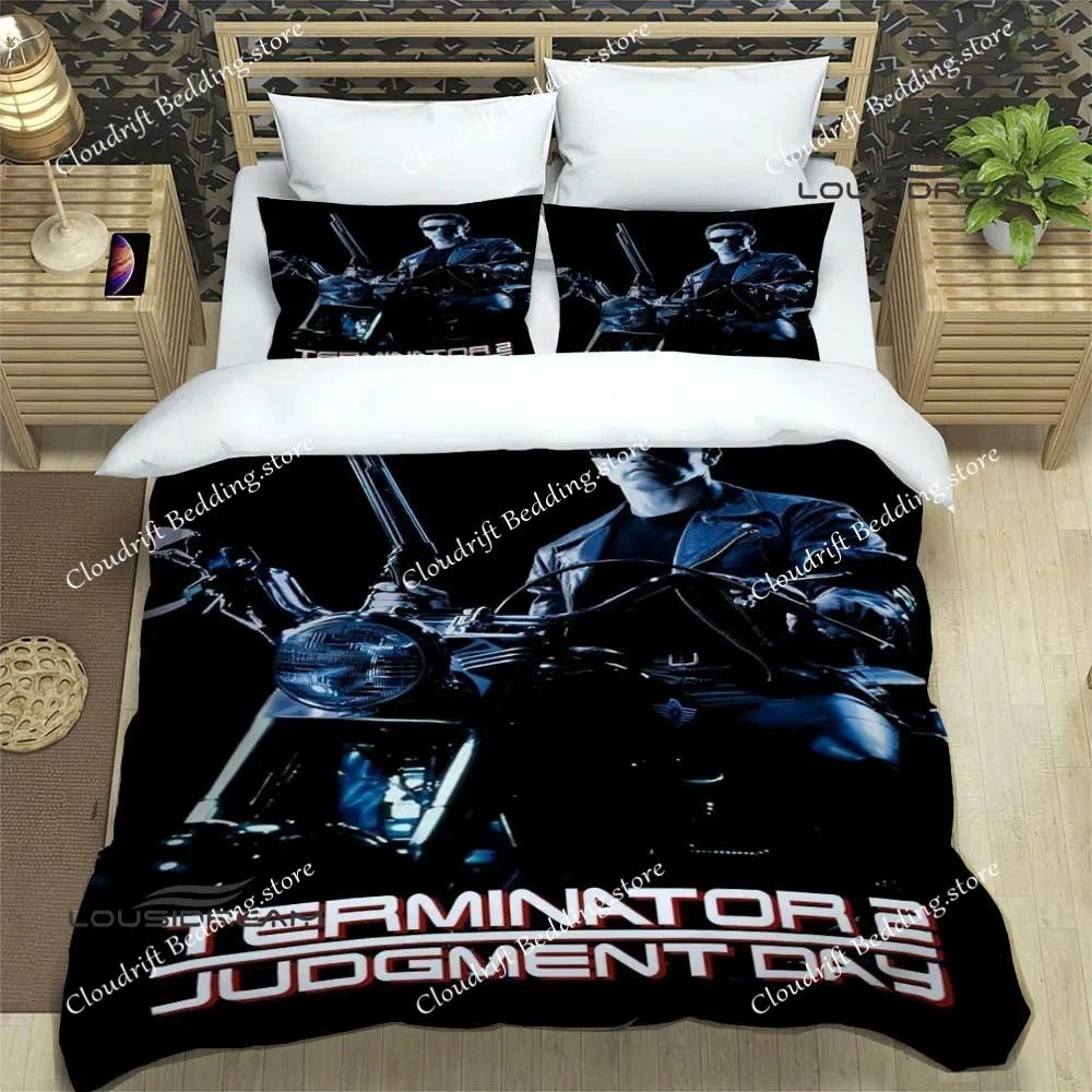 Schwarzenegger Terminator Bedding Sets Exquisite Bed Supplies Set Duvet Cover Bed Comforter Set Bedding Set Luxury Birthday Gift