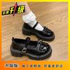 Versatile Japanese Platform British Single Shoes Women's Spring and Summer 2025 New Small Jk Height-increasing Color-matching Small Leather Shoes