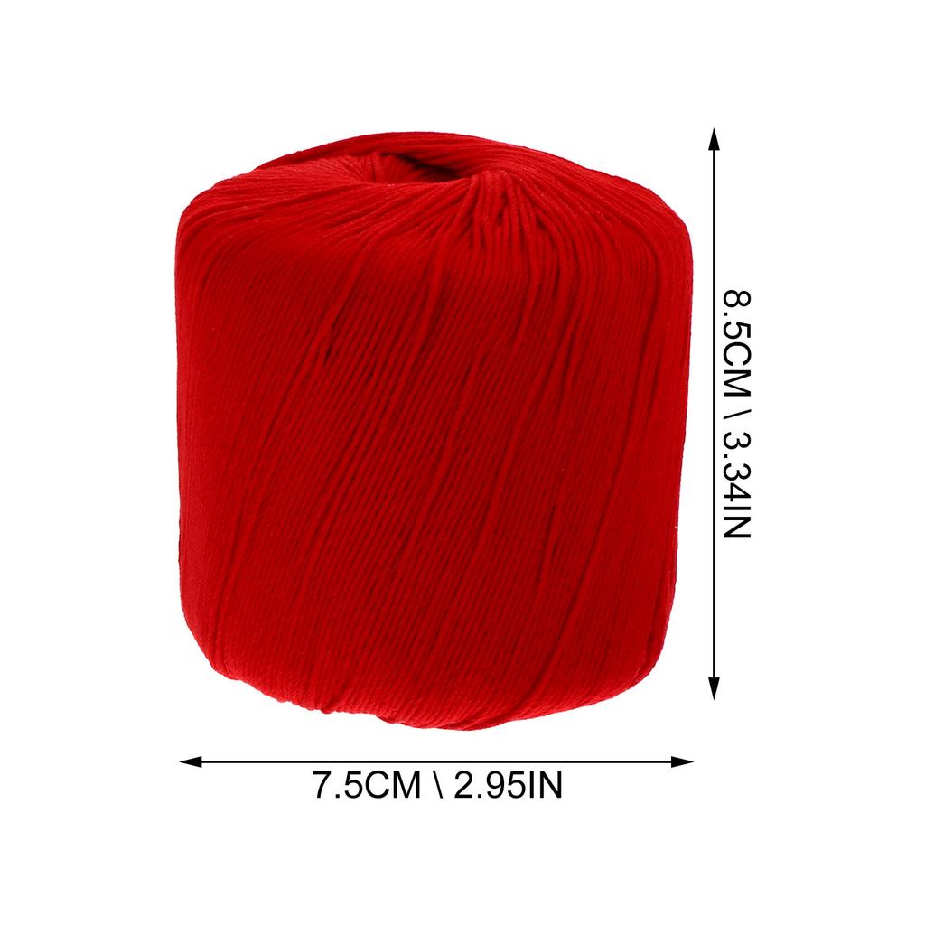 Cotton Cord Soft Knitting String DIY Craft Rope Handmade Braided Easy Clean Durable Long Lasting Fun Gift Idea