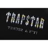 643 Trapstar London 2025 Summer New High Quality Cotton Round Neck Loose Large Size Men's and Women's T-shirt Couple T-shirt
