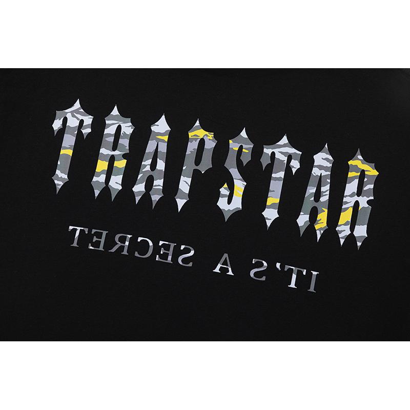 643 Trapstar London 2025 Summer New High Quality Cotton Round Neck Loose Large Size Men's and Women's T-shirt Couple T-shirt