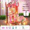 Children's Princess Castle Playhouse Assembly Toy Set Educational Building Blocks