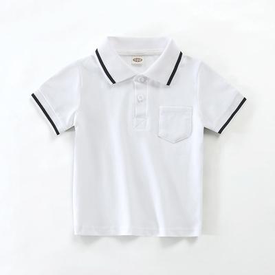 Baby Infants Boys and Girls 100% Cotton POLO Shirts 0-6 Years Old Children's Tops Short Sleeves