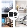 Solar Propelled Ventilation Fan ABS Plastic Detachable Plan Exemplary For Greenhouses Hydroponics Offices