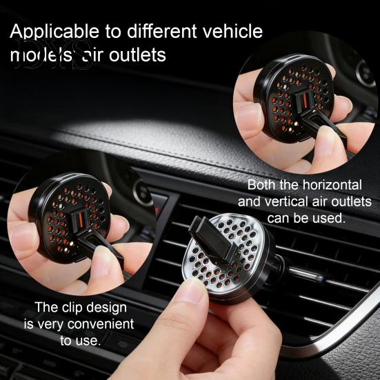 Vehicle Odor Eliminator Car Air Freshener Diffuser, Vent Clip Fragrance, Long Lasting Automotive Essential Oil Diffuser Scent for Auto Interior