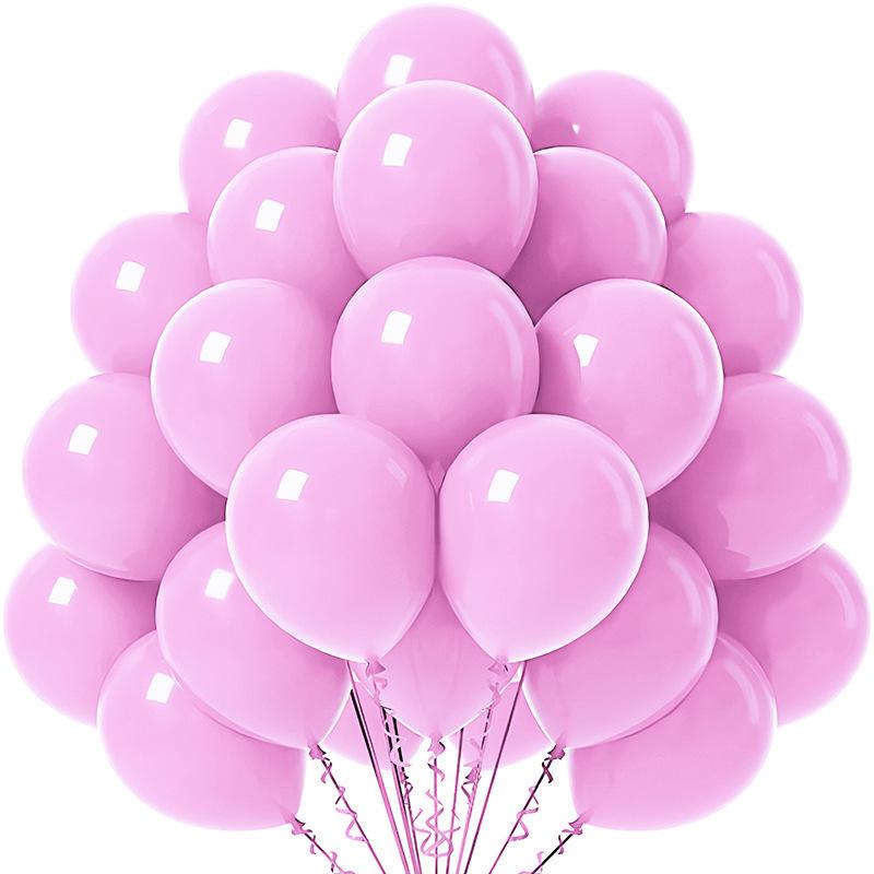 Einfarbiges 10-Zoll-Matte-Latexballon-Set für Kindergeburtstagsdekoration