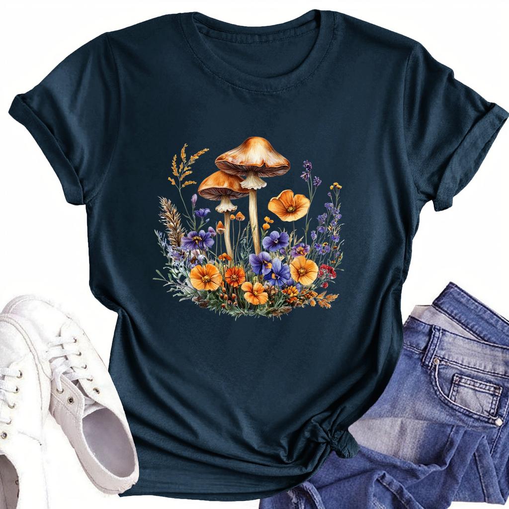 Trička Trička s krátkým rukávem Pro ženy Módní topy Lehké Měkké Ležérní Letní outfity Oblečení