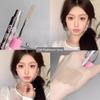 Gentle Double Velvet Mist Wild Eyebrow Eyebrow Cream Waterproof Smear-Proof Natural Long Lasting Light Brown Hair Styling Cream Platinum