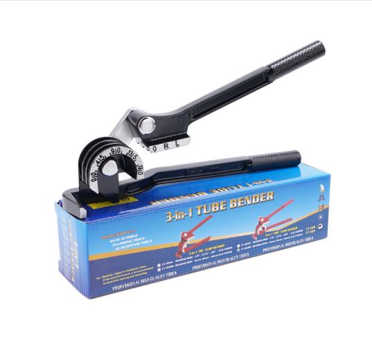 

Manual three slot pipe bender air conditioning copper tube aluminum tube can bend 6mm8mm10mm copper tube
