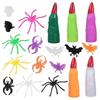 90 Pcs Halloween Toys Gift Bag Halloween Toys Assortment Spiders Toys