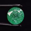 Natural Green Emerald Loose Gemstone 49.30 ct Round Cut for Jewelry Making and Gem Collections