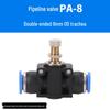 Pneumatic Quick-Connect Air Fitting LSA-8 Throttle Valve SA-10/SA-12
