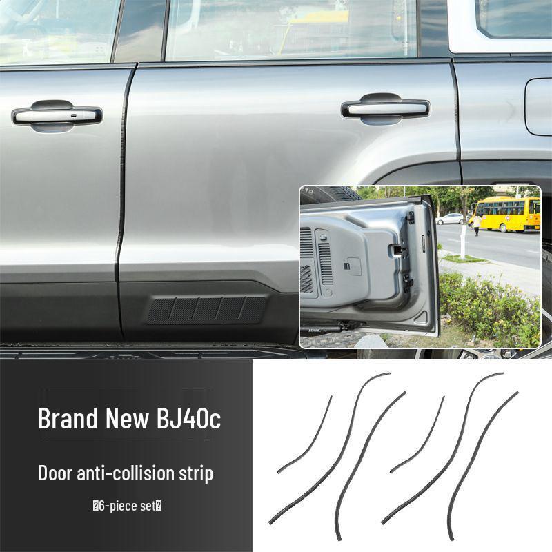 

Fits 24 Models: Beijing BJ40 Door Anti-Collision Strip - Protects Against Scratches and Paint Damage - Decorative Edge Strip Accessory.