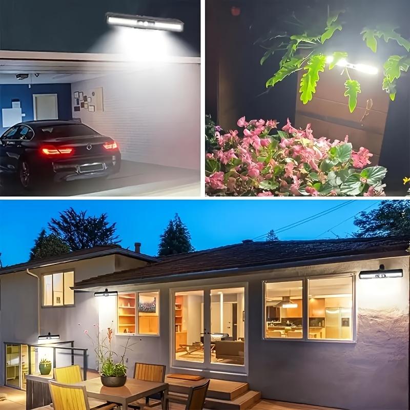 Solar Outdoor Light, IP65 Waterproof Motion Sensor Wall Lamp, 3 Modes LED Security Light for Yard, Garden, Patio, Garage