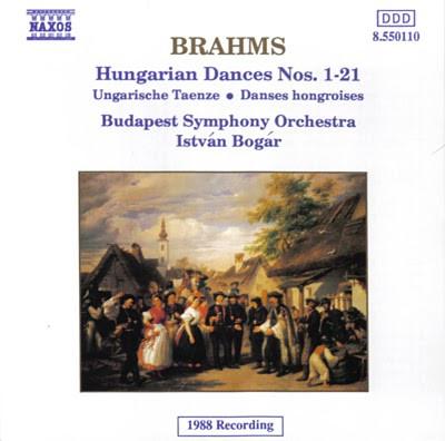

CD ISTVAN BOGAR BUDAPEST SYMPHONY ORC Brahms Hungarian Dances Nos. 1 8550110 NAXOS 1988 Germany Classical Used