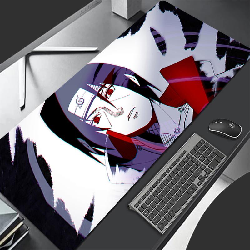 Mouse Pad Naruto Itachi Uchiha Computer Speed Type Varpet Mat For ESports Players Laptop Keyboard Pad Mousepad Office Desk Mat