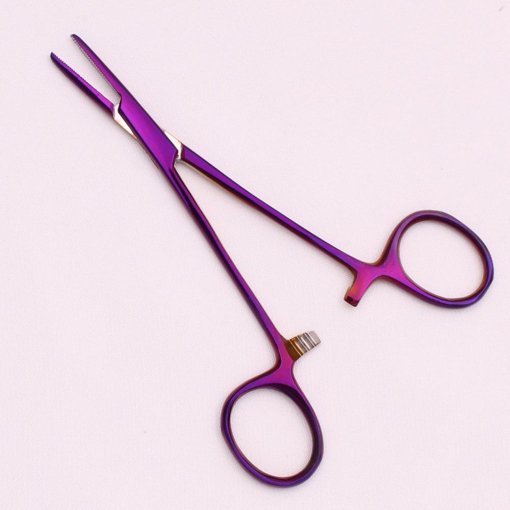 New Stainless Steel Hemostatic Forceps Straight Head Grooming Pet Ear Clamp Wound Cleaning Plucking Hair Pliers Veterinary Tools