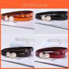 Fashion Womens Leather Belt With Smooth Buckle For Casual Wear And Dress Enhancement