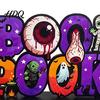 Tiered Tray Decorations Halloween Pumpkin Haunted House Letter Ornament Wooden Tabletop Spooky Seasonal Accents Festive Desk Decoration for