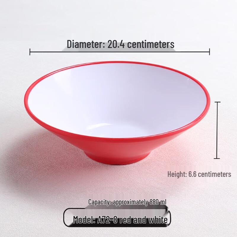 SPSR Commercial Melamine Noodle Bowl