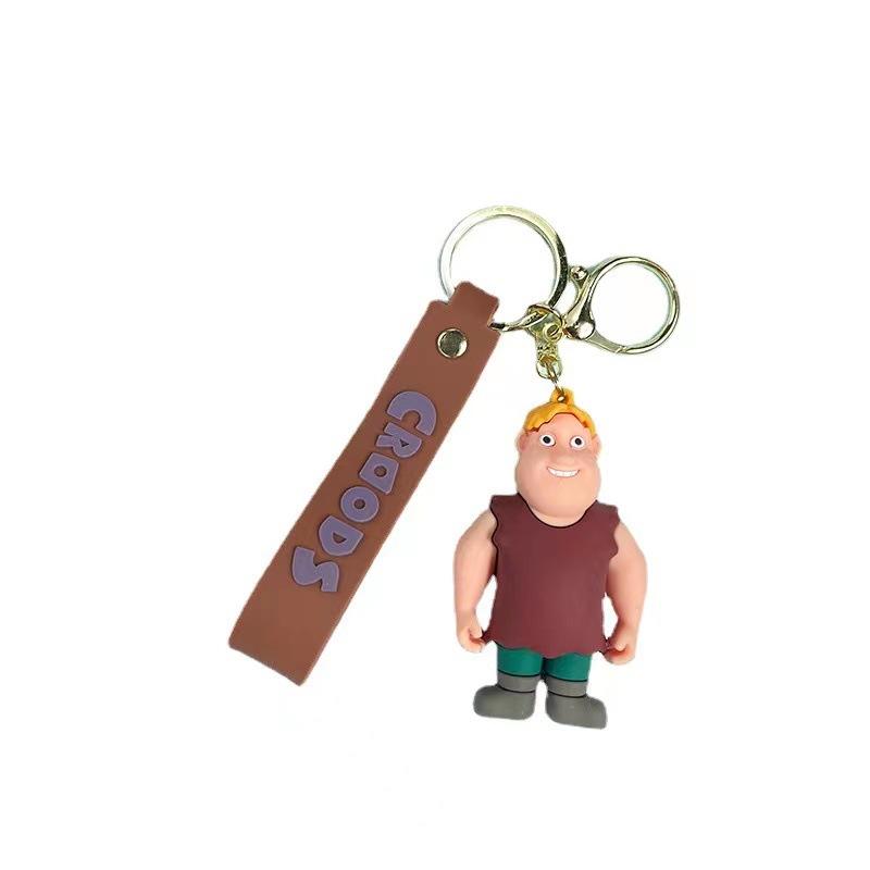 Kreative Animation Verrückter Primitiver Schlüsselanhänger Personalisiert Europäischer und Amerikanischer Wilder Schlüsselanhänger Hülle Melon Brother Xiaoyi Herren und Damen Anhänger