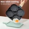 Fried Egg Pan Medical Stone Pan Non-stick Household Four-hole  Mini Breakfast Pan Fried Egg Ware Small Pancake