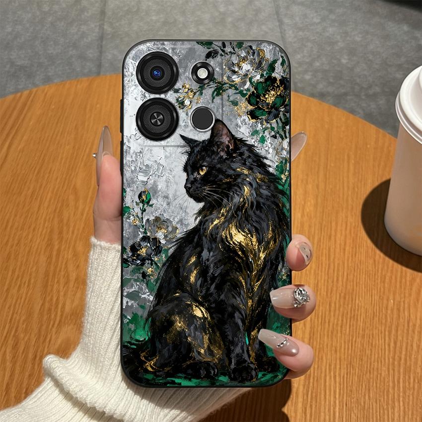For Itel A05S A04 A60S A16 A33 Plus A56 A23 A58 A25 Pro A49 A35 A18 Phone Case Colorful Graffiti Matte Silicone Cover For Itel Anti Fingerprint Bumper
